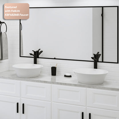 16" Vessel Vitreous China Bathroom Sink In White