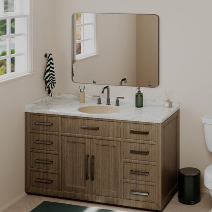 19" Seamless Undermount Quartz Composite Bathroom Sink In Bisque
