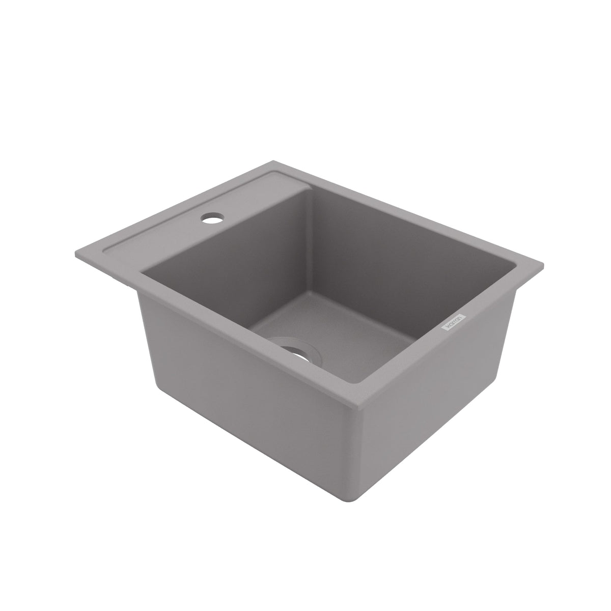 15-3/4" Top Mount Quartz Composite Bar/Prep Sink In Grey