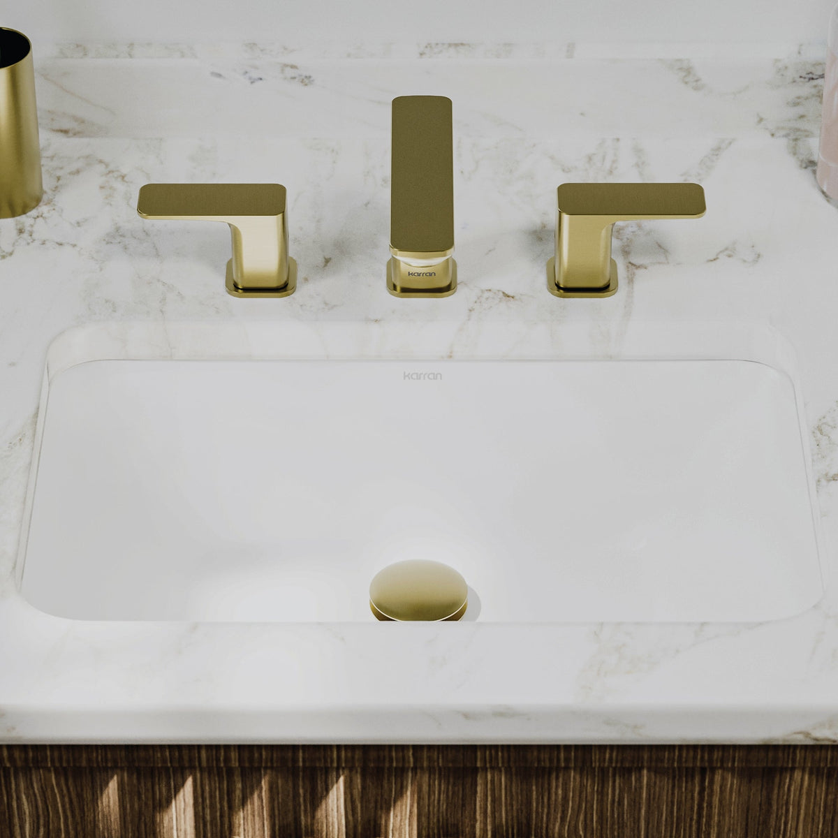 Valera 20" Rectangular Undermount Vitreous China Bathroom Sink In White