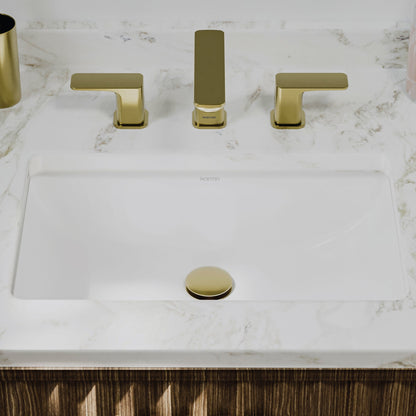 Valera 21" Rectangular Undermount Vitreous China Bathroom Sink In White