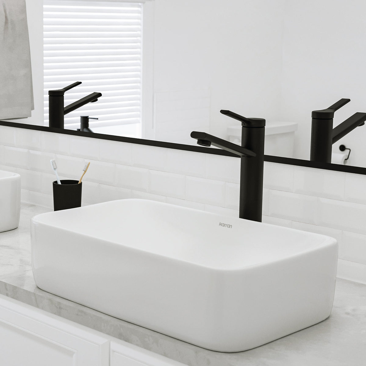 19" Vessel Vitreous China Bathroom Sink In White