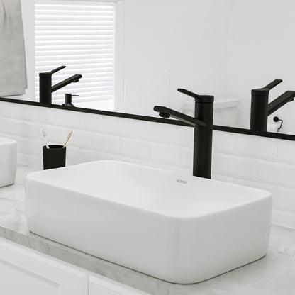 19" Vessel Vitreous China Bathroom Sink In White