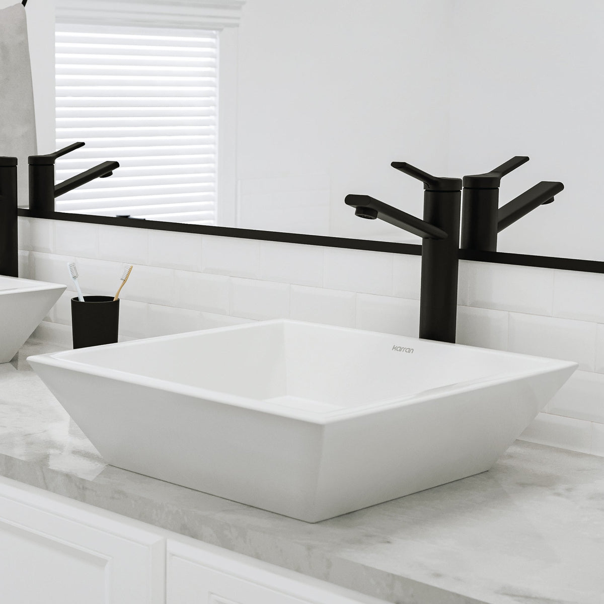16" Vessel Vitreous China Bathroom Sink In White