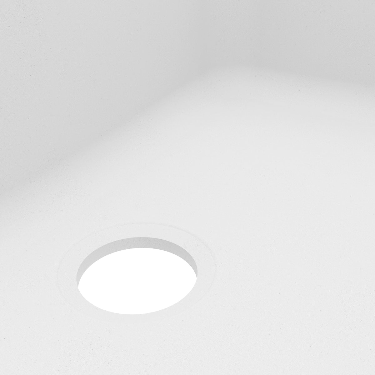30-7/8" Seamless Undermount Large Single Bowl Quartz Composite Kitchen Sink In White
