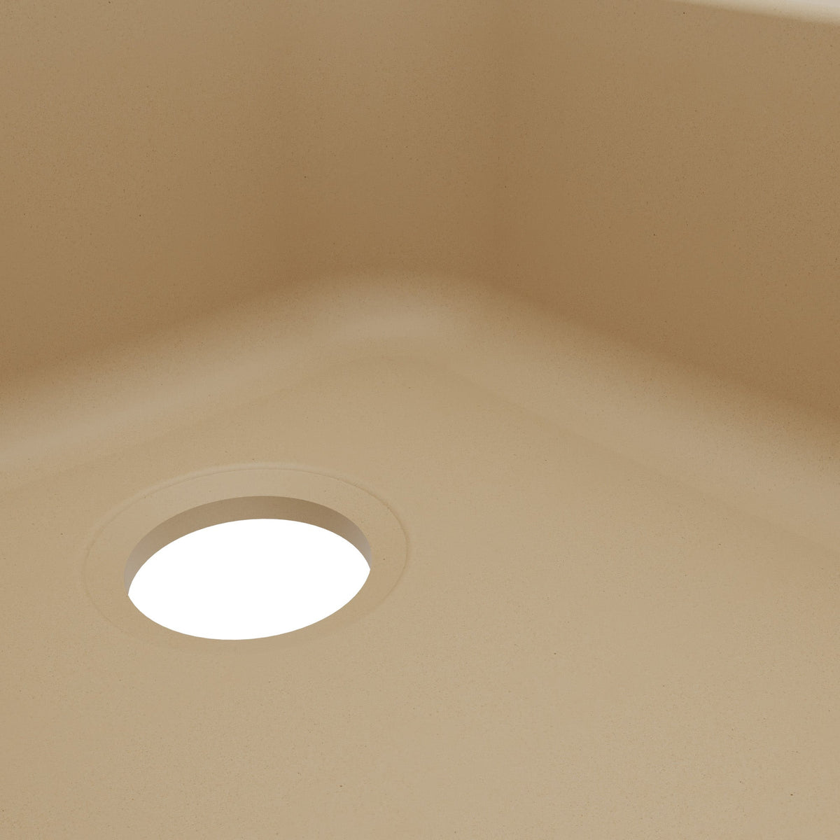 32-3/8" Seamless Undermount Double Offset Bowl Quartz Composite Kitchen Sink In Bisque