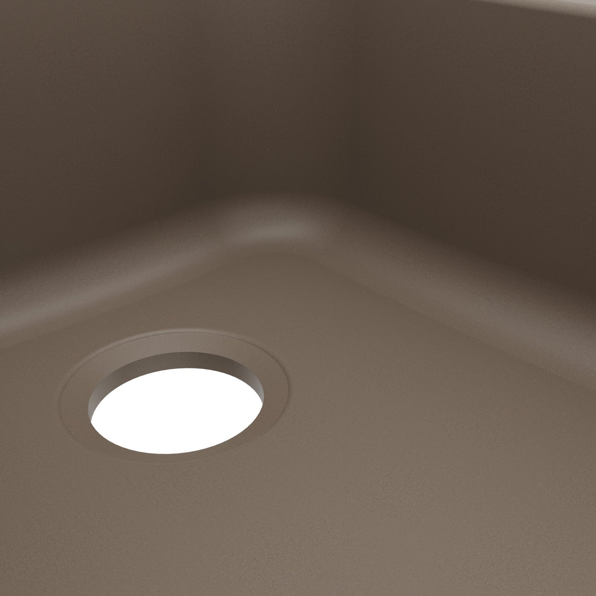 32-3/8" Seamless Undermount Double Offset Bowl Quartz Composite Kitchen Sink In Concrete