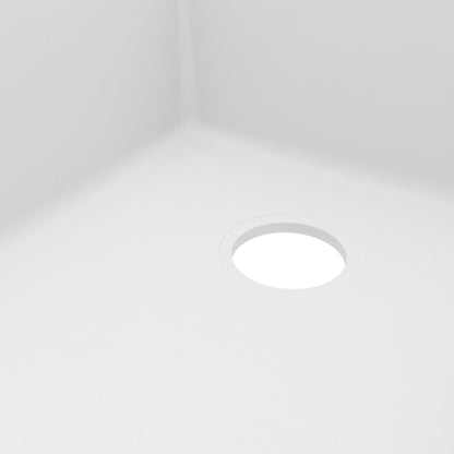 31-5/8" Undermount Large Single Bowl Quartz Composite Kitchen Sink In White