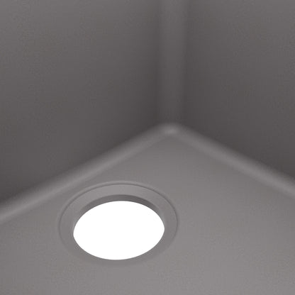 16-5/8" Undermount Quartz Composite Bar/Prep Sink In Grey