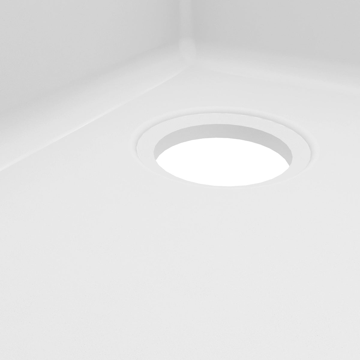 32-1/2" Undermount Double Offset Bowl Quartz Composite Kitchen Sink In White