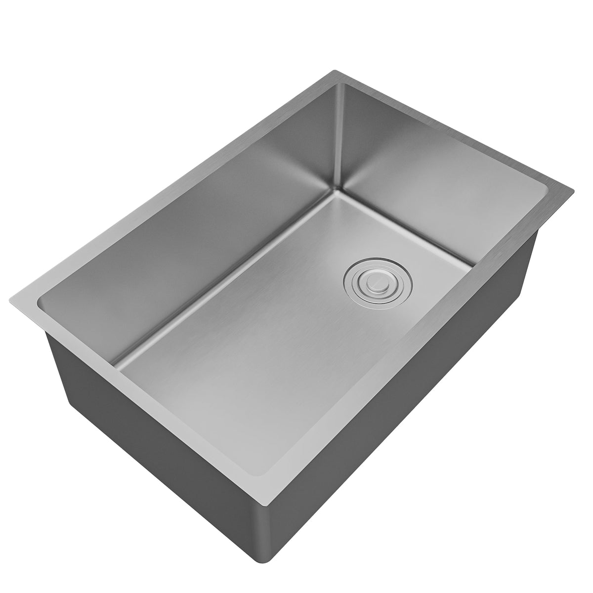 Fusion 27" Undermount 16 Gauge Single Bowl Stainless Steel Sink with Accessories
