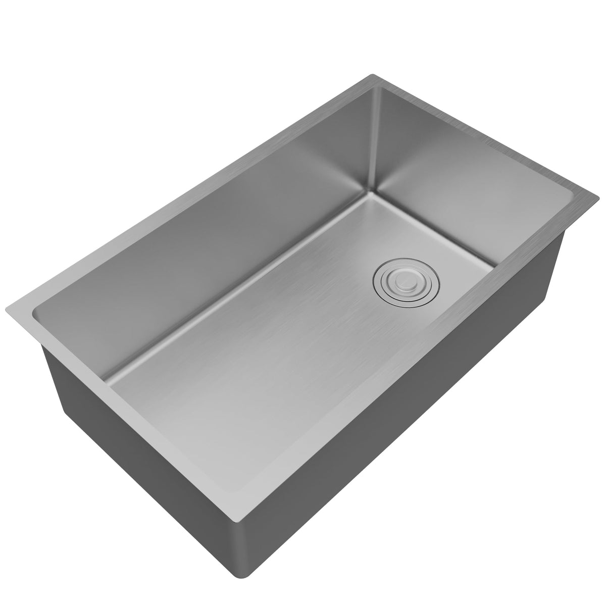 Fusion 30" Undermount 16 Gauge Single Bowl Stainless Steel Sink with Accessories