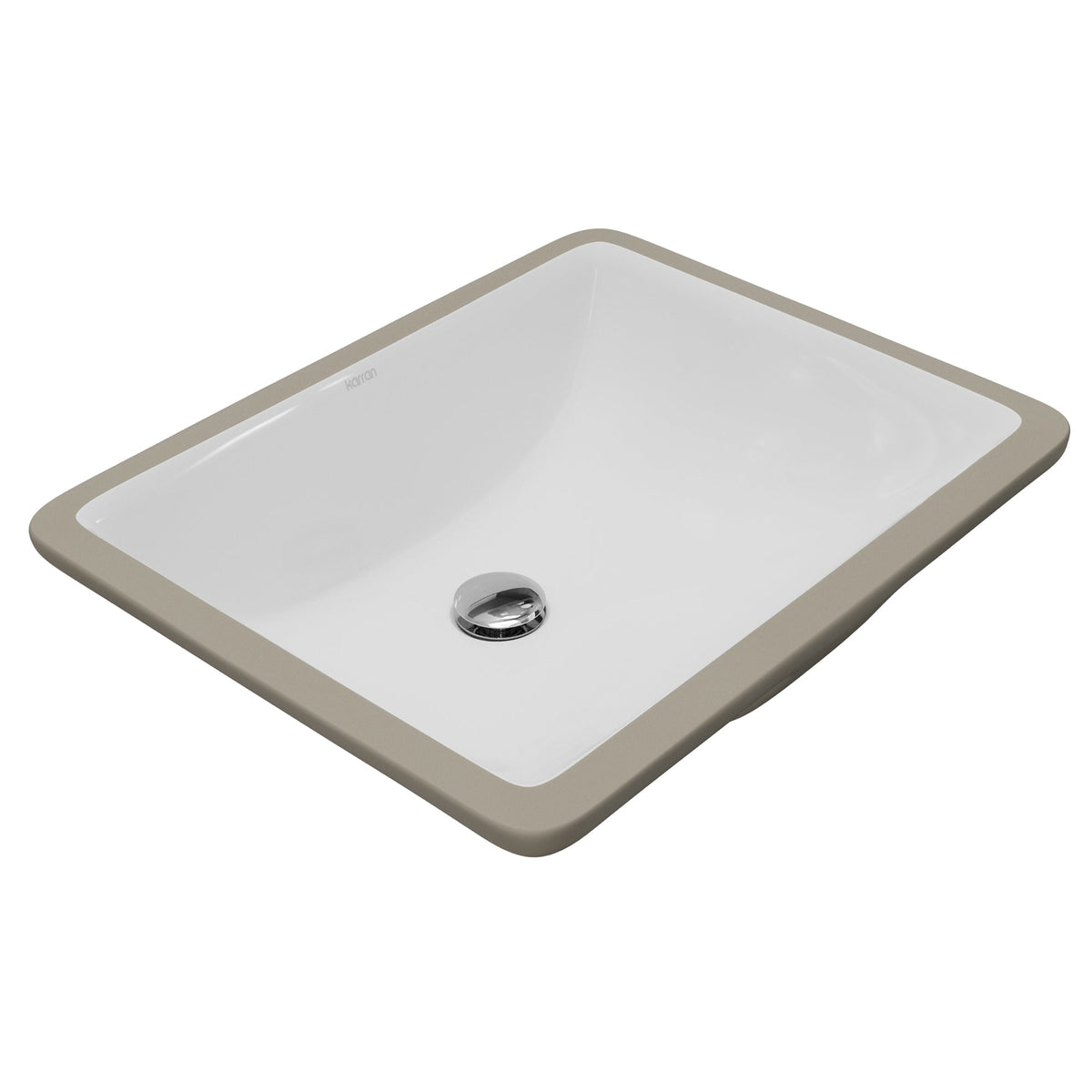 Valera 18" Rectangular Undermount Vitreous China Bathroom Sink In White