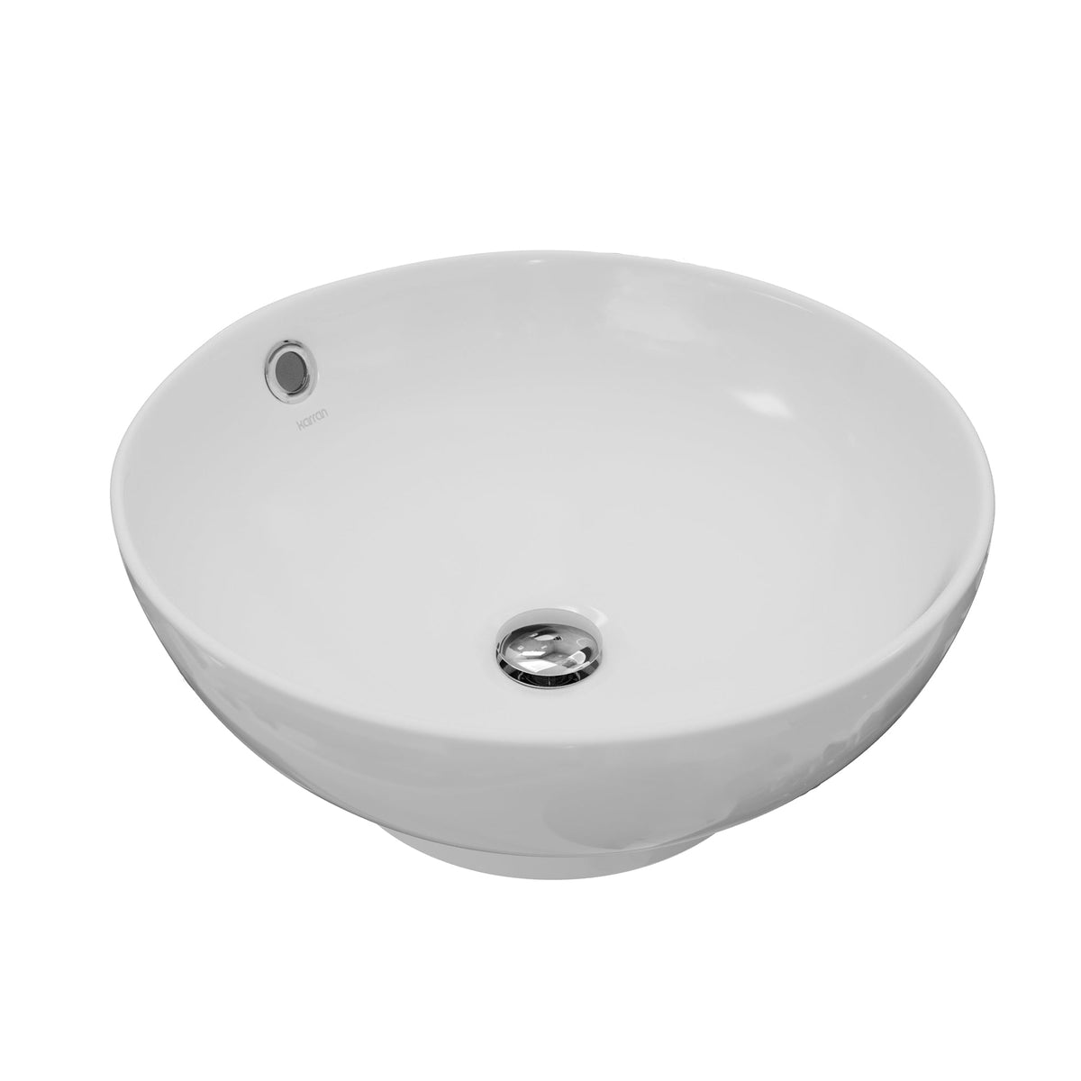 16" Vessel Vitreous China Bathroom Sink In White