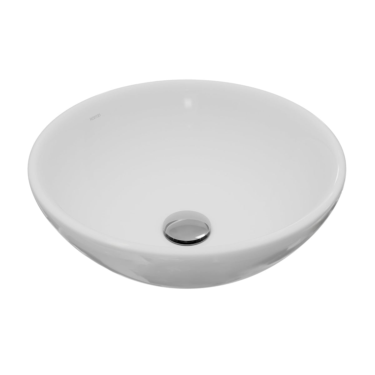 15" Vessel Vitreous China Bathroom Sink In White