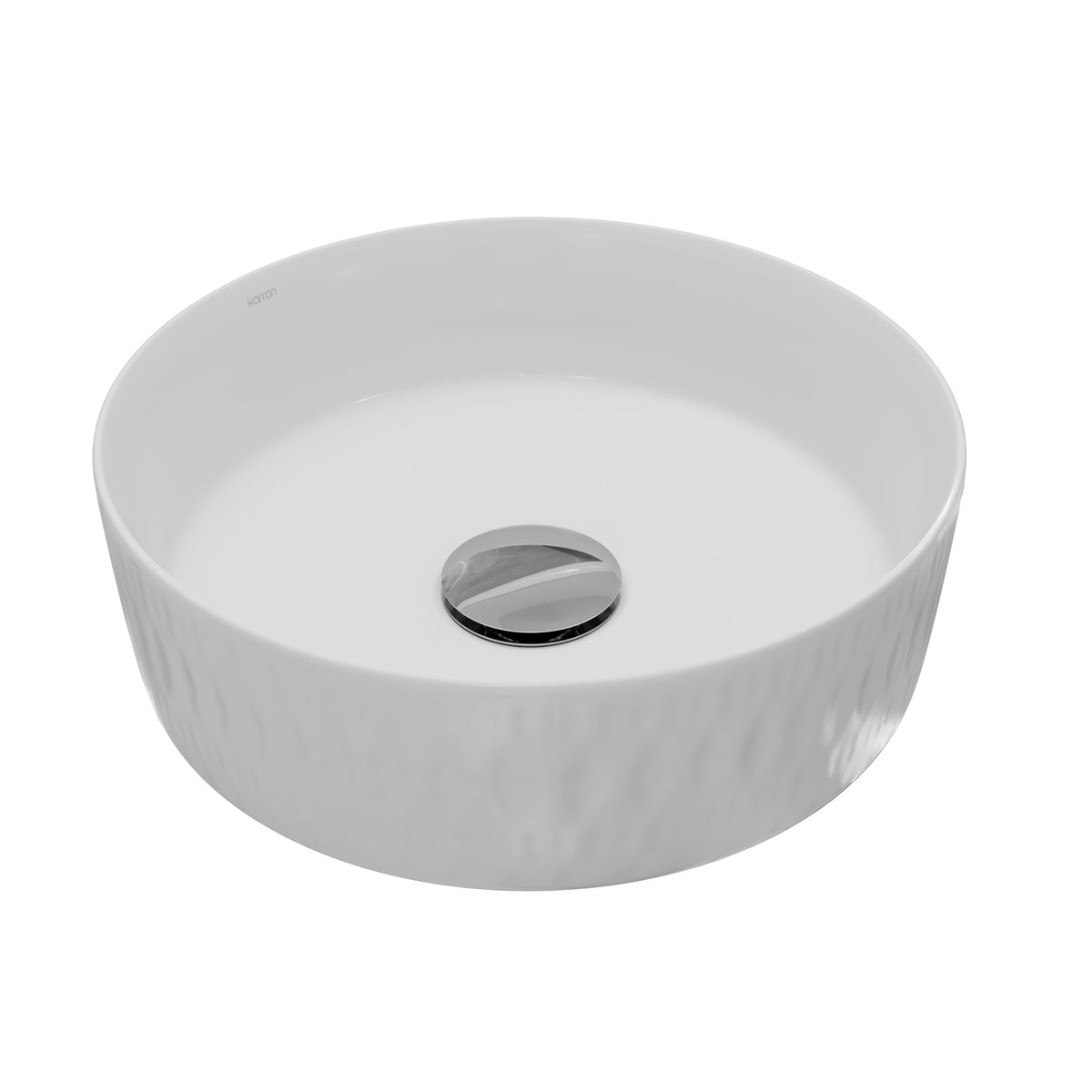 14" Vessel Vitreous China Bathroom Sink In White