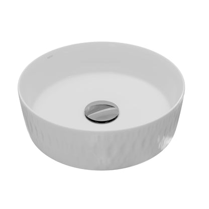 14" Vessel Vitreous China Bathroom Sink In White