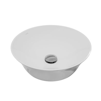 16" Vessel Vitreous China Bathroom Sink In White