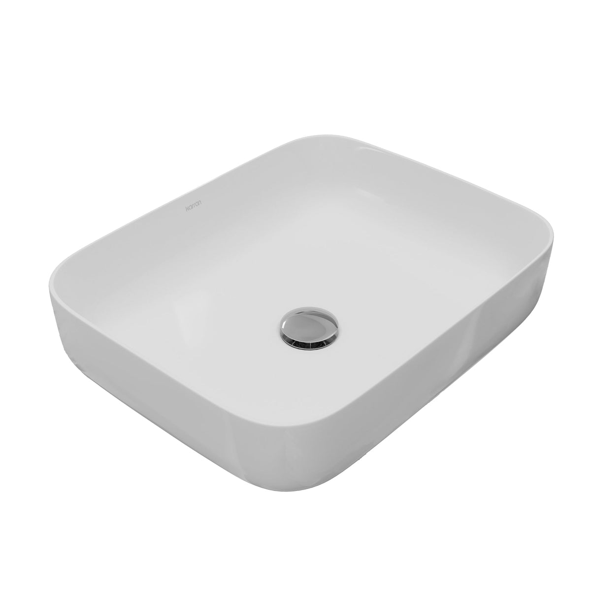 20" Vessel Vitreous China Bathroom Sink In White