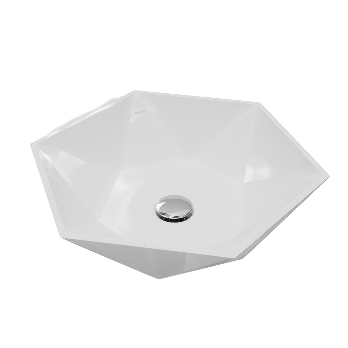 18" Vessel Vitreous China Bathroom Sink In White