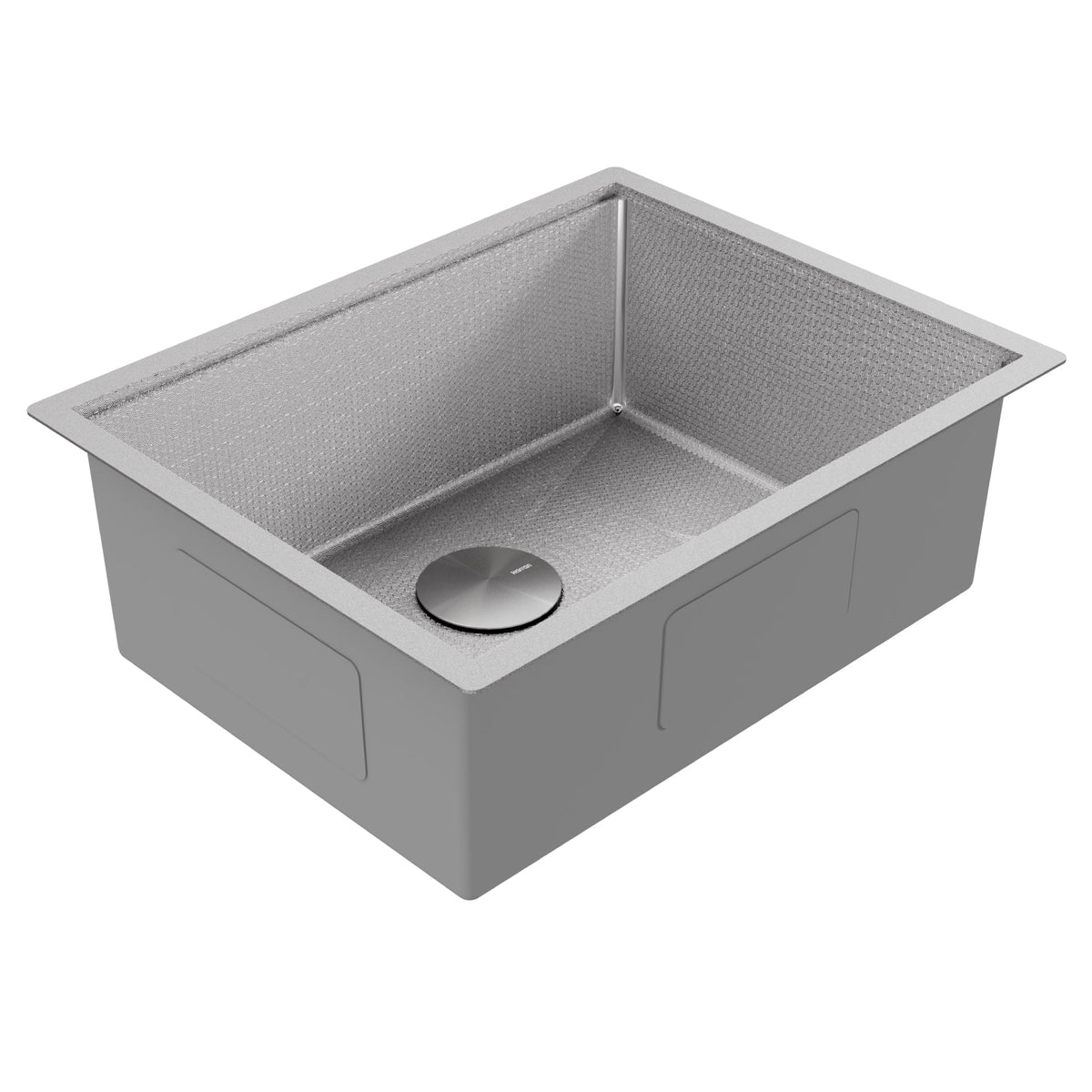 Matrix 24" Undermount Workstation 16 Gauge Single Bowl Stainless Steel Kitchen Sink with Accessories