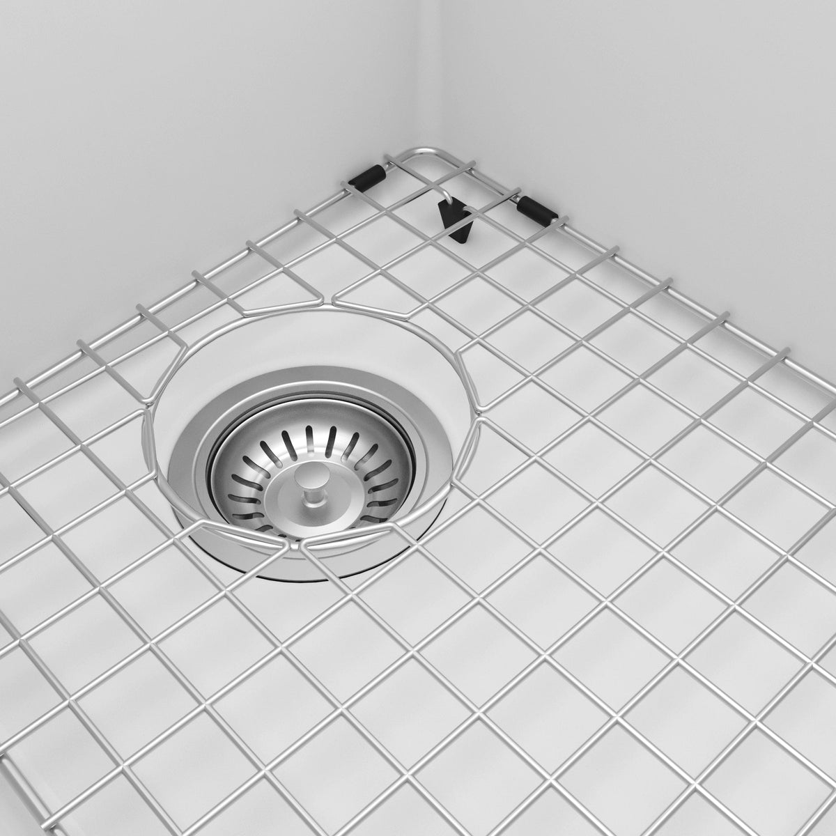 32-1/2" Undermount Double Equal Bowl Quartz Composite Kitchen Sink Kit In White