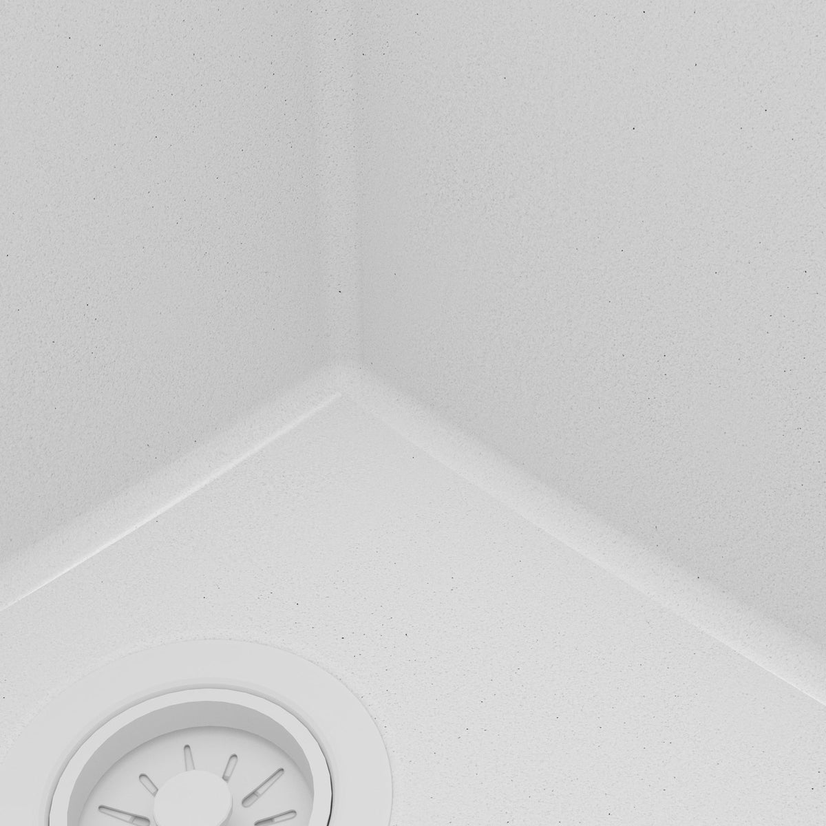 32-3/8" Undermount Double Equal Bowl Quartz Composite Kitchen Sink In White