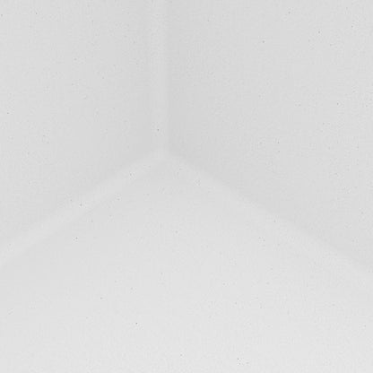 32-3/8" Undermount Large Single Bowl Quartz Composite Kitchen Sink Kit In White