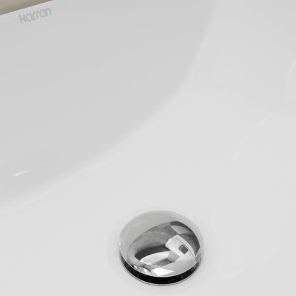Valera 18" Rectangular Undermount Vitreous China Bathroom Sink In White