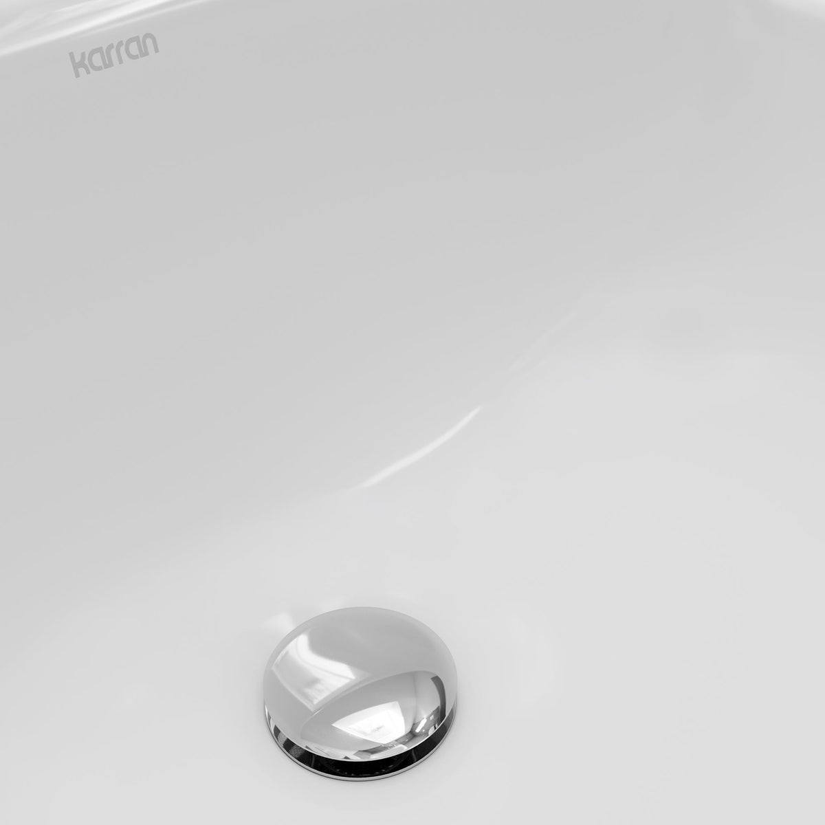 Valera 20" Circular Top Mount Vitreous China Bathroom Sink In White