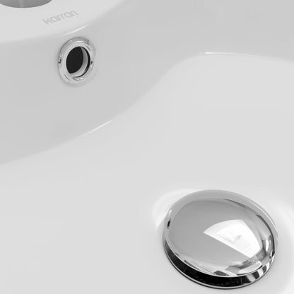 18" Vessel Vitreous China Bathroom Sink In White