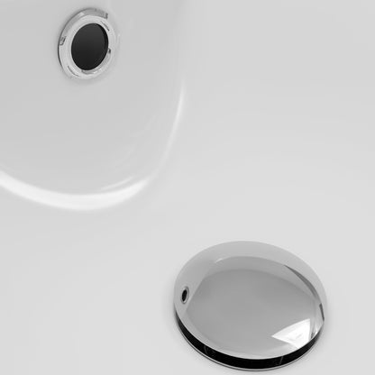 18" Vessel Vitreous China Bathroom Sink In White