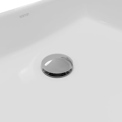 15" Vessel Vitreous China Bathroom Sink In White