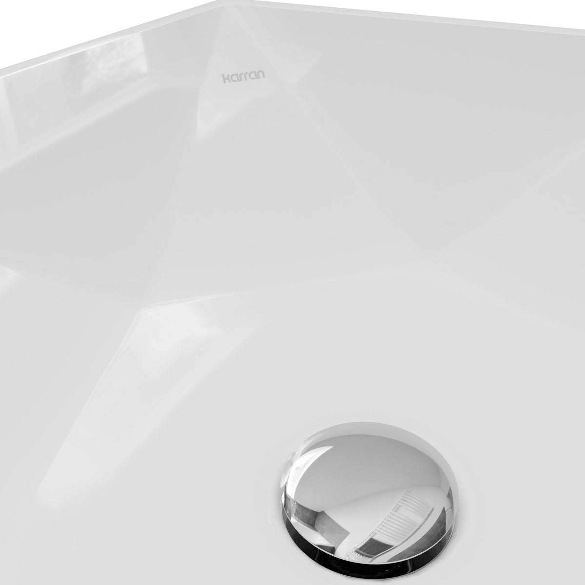 18" Vessel Vitreous China Bathroom Sink In White