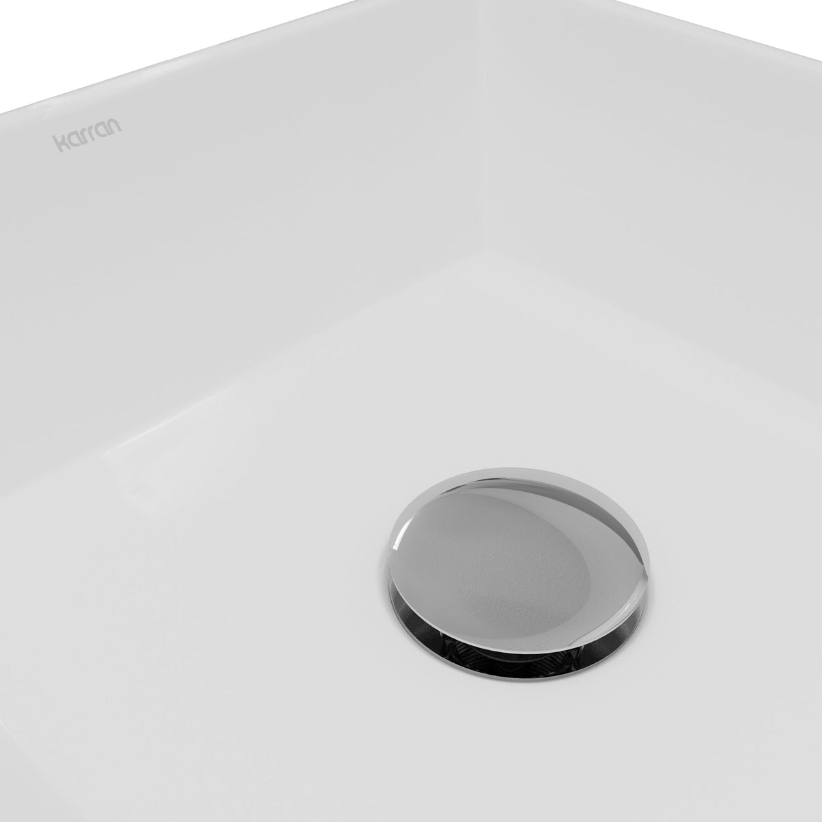 16" Vessel Vitreous China Bathroom Sink In White