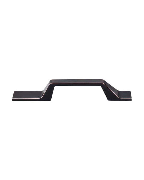 Modern Metro Asymmetrical Pull 3 1/2 Inch (c-c) Tuscan Bronze