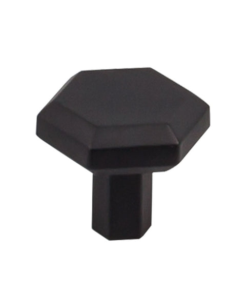 Lydia Knob - Flat Black - 1 1/4 Inch