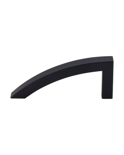 Sloped Pull 3 7/8 Inch (c-c) Flat Black