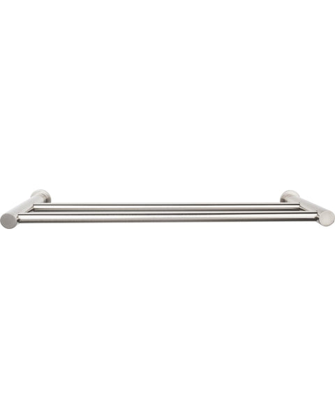 Hopewell Bath Towel Bar 18 Inch Double  Brushed Satin Nickel