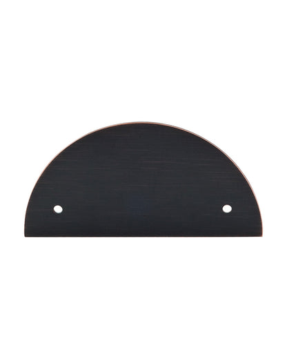 Half Circle Backplate 3 1/2 Inch (c-c) Tuscan Bronze