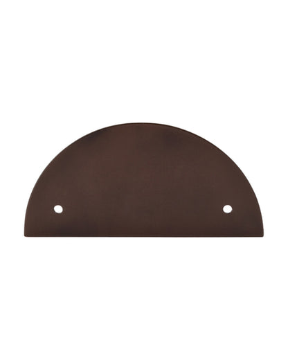 Half Circle Backplate 3 1/2 Inch (c-c) Oil Rubbed Bronze