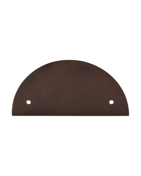 Half Circle Backplate 3 1/2 Inch (c-c) Oil Rubbed Bronze