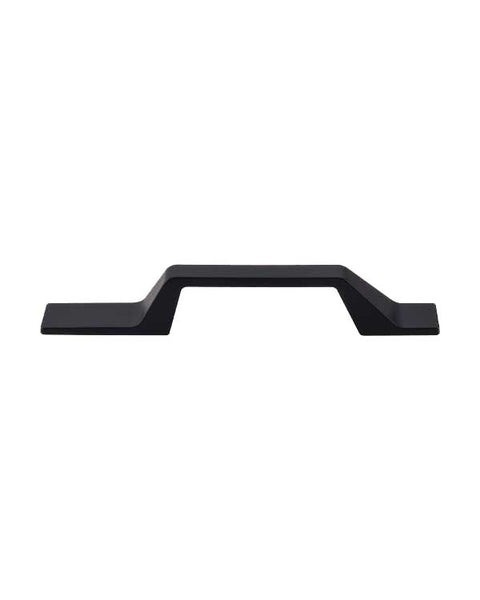 Modern Metro Asymmetrical Pull 3 1/2 Inch (c-c) Flat Black