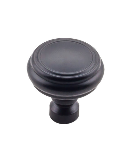 Brixton Rimmed Knob - Flat Black
