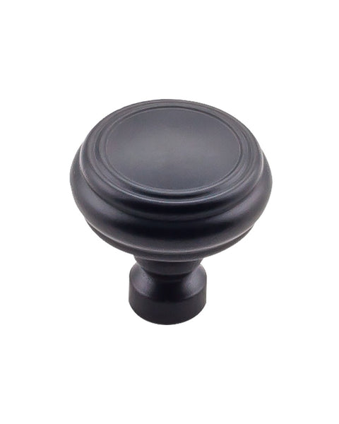 Brixton Rimmed Knob - Flat Black