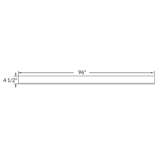 Fabuwood Allure Galaxy Indigo 96" Length Toe Kick