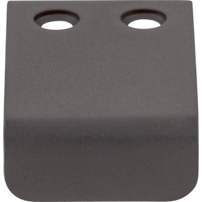 Tab Pull 1 Inch Flat Black - 7 / 16 Inch Pull