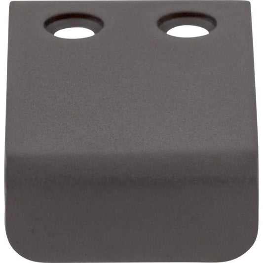 Tab Pull 1 Inch Flat Black - 7 / 16 Inch Pull