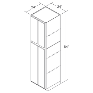 Fabuwood Allure Galaxy Horizon Tall Pantry 24"W x 84"H Assembled Cabinet