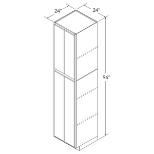 Fabuwood Allure Galaxy Linen Tall Pantry 24"W x 96"H Assembled Cabinet